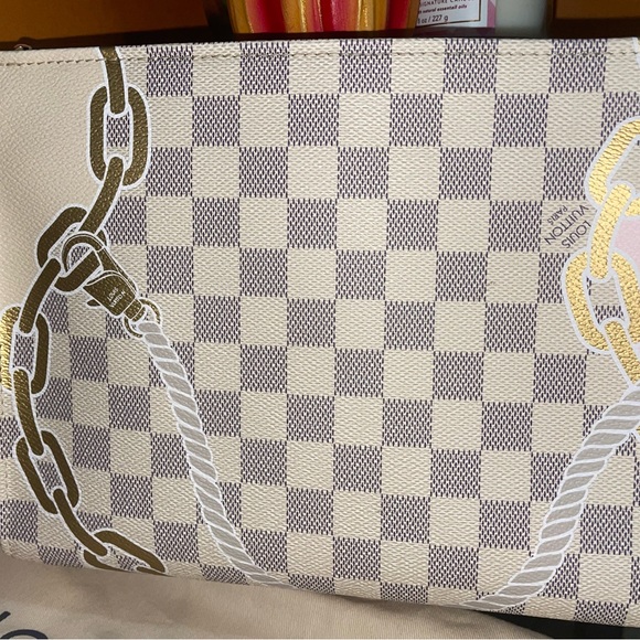 Louis Vuitton Toilet Damier Azur Bag - Picture 8 of 10